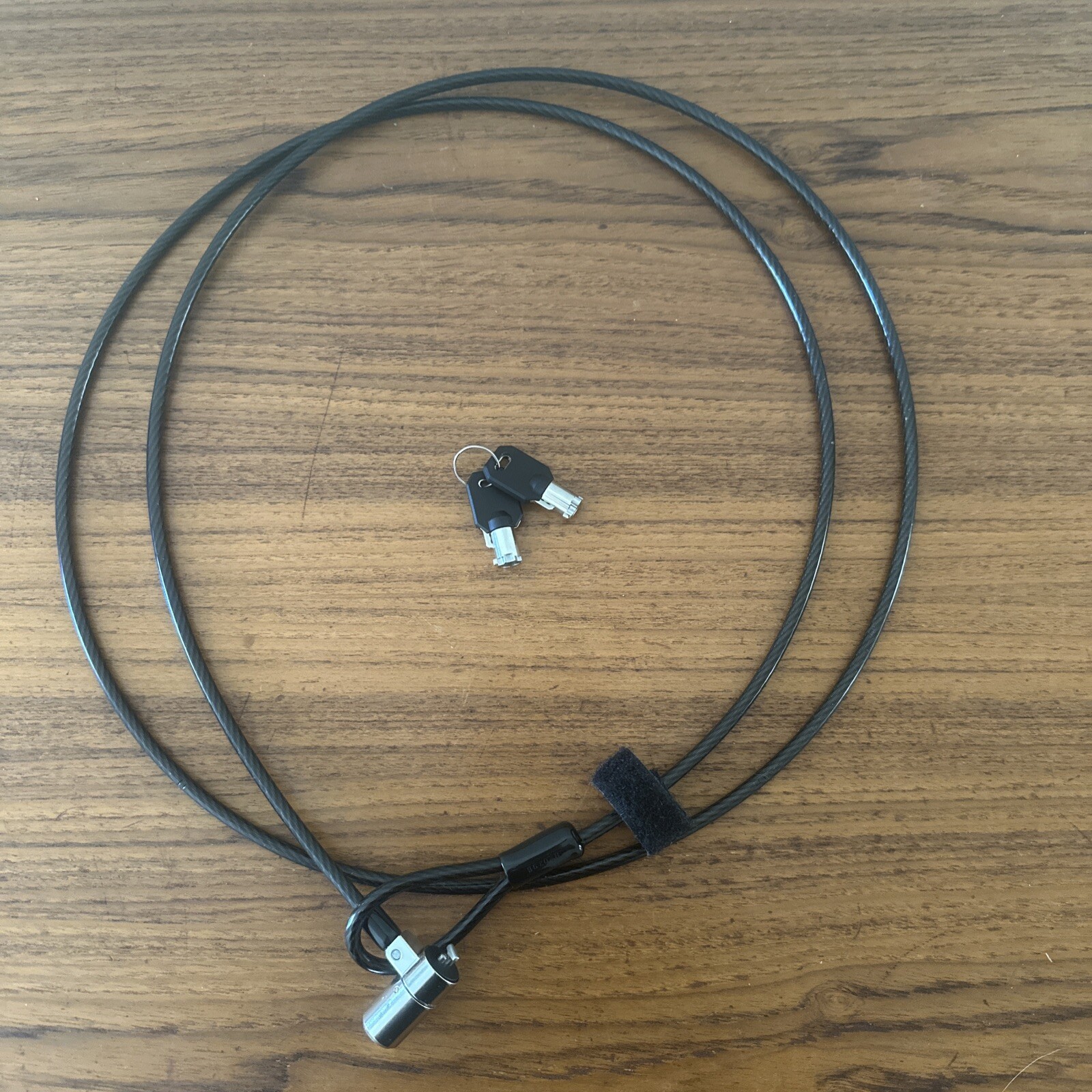 New Security Laptop Notebook Cable Chain Lock w/ 2 Keys - Black - 6ft
