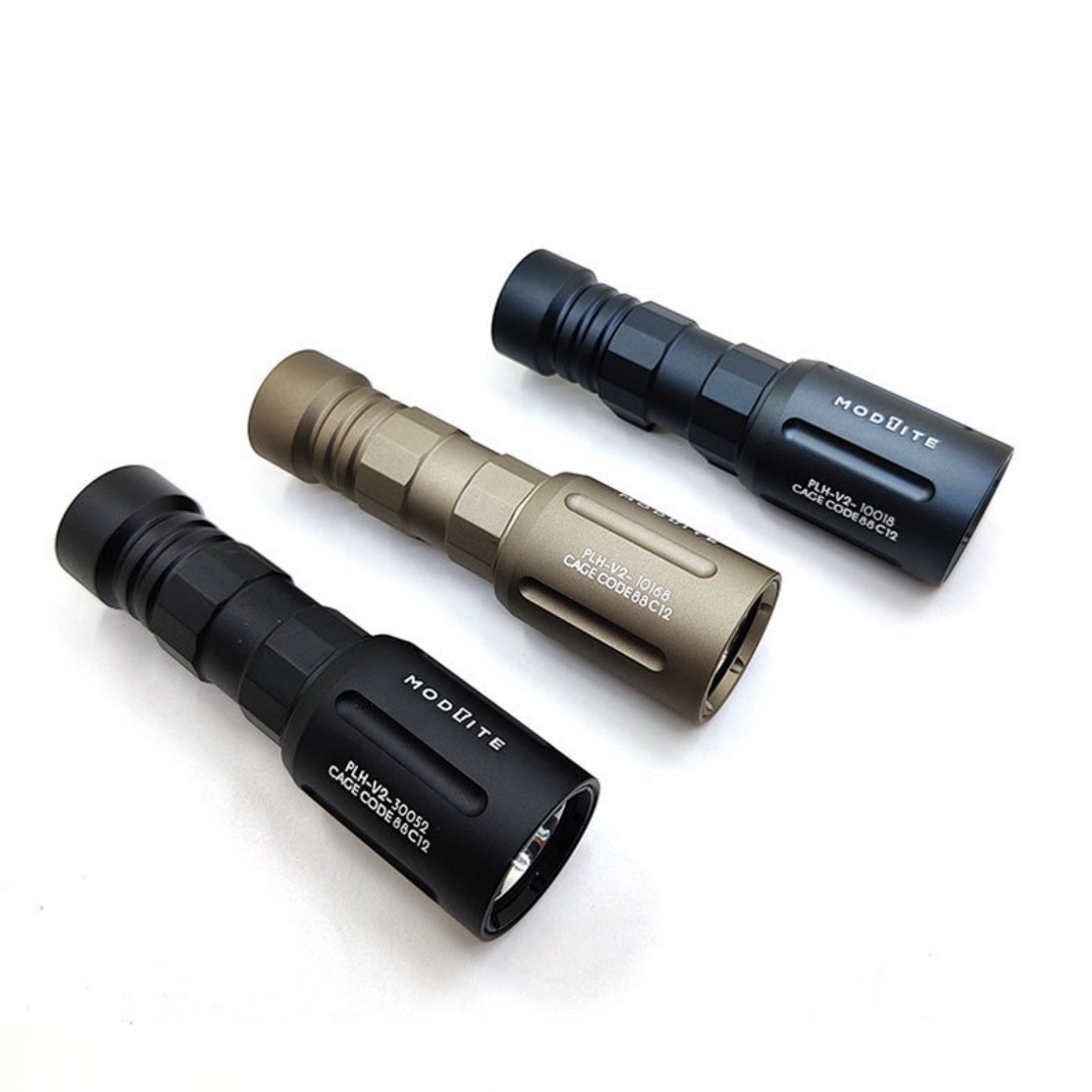 Tactical LED Weapon Light Flashlight Short Aluminum Outdoor 100-200m Range