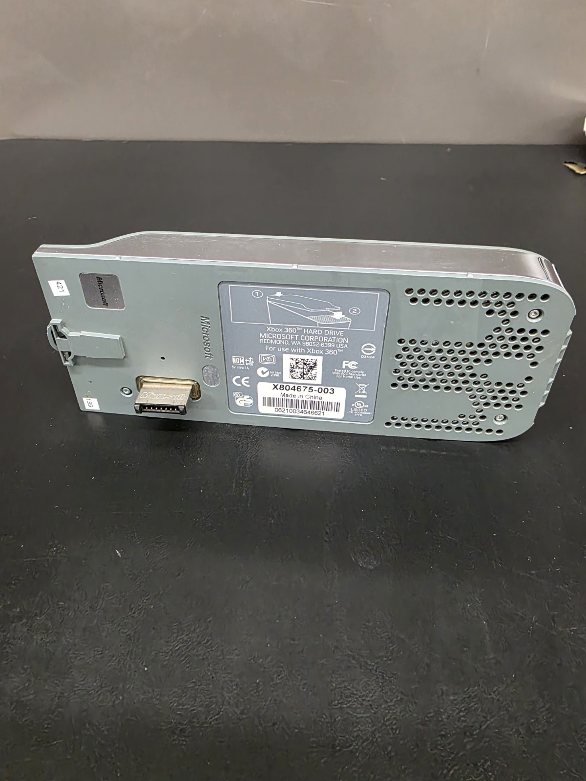 Official Microsoft Xbox 360 Hard Drive 20GB External HDD X804675-003 OEM