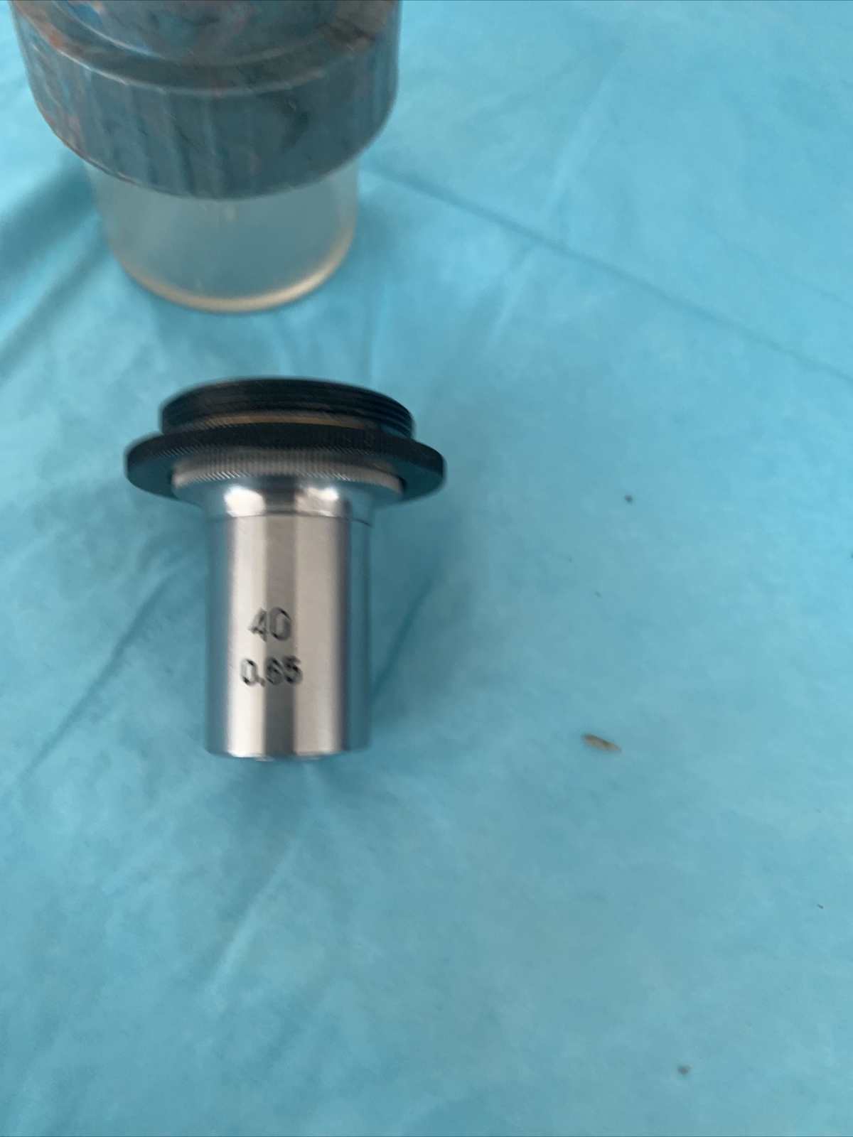 Vintage Lens Objective Microscope Lomo( Zeiss) 40 0,65 Used