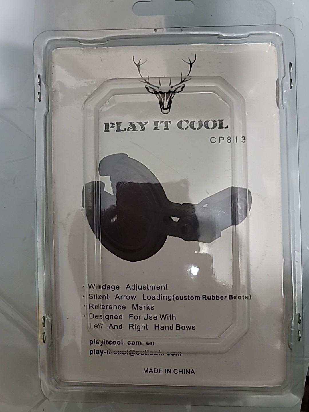 Arrow Rest Play it Cool CP813 Left and Right Hand Bows Silent Loading