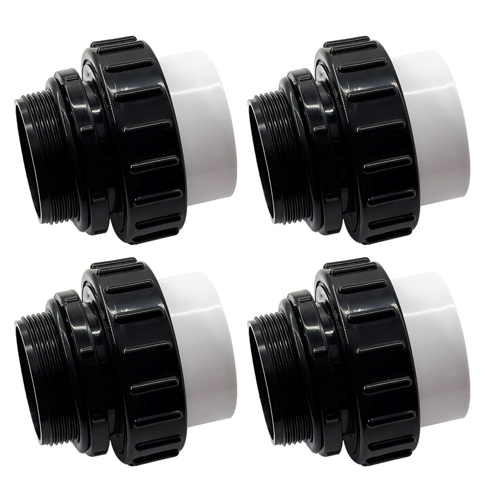 4X 21063-200-000 2" MIP x 2" PVC Hi-Temp Unions for Pool Pumps 40 Male Adapters