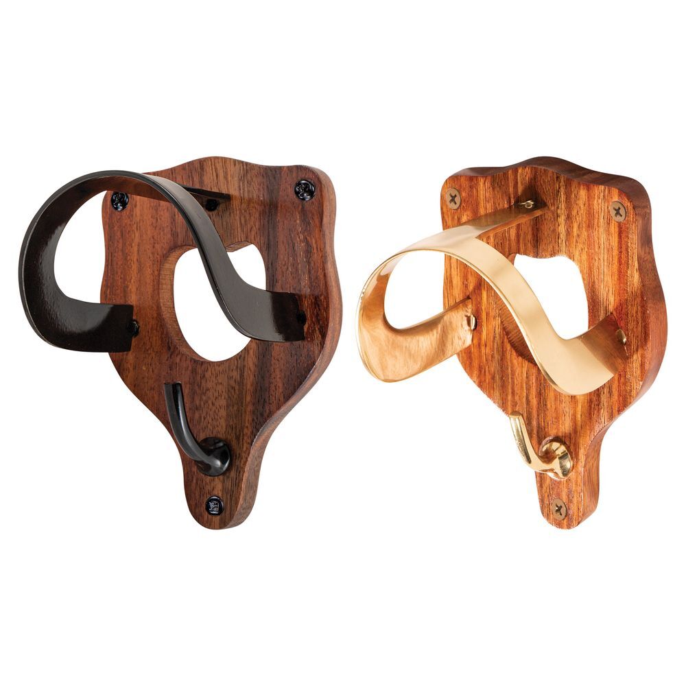 Schneiders Berlin Brass and Wood Bridle Bracket for Organize Tack |Various Color