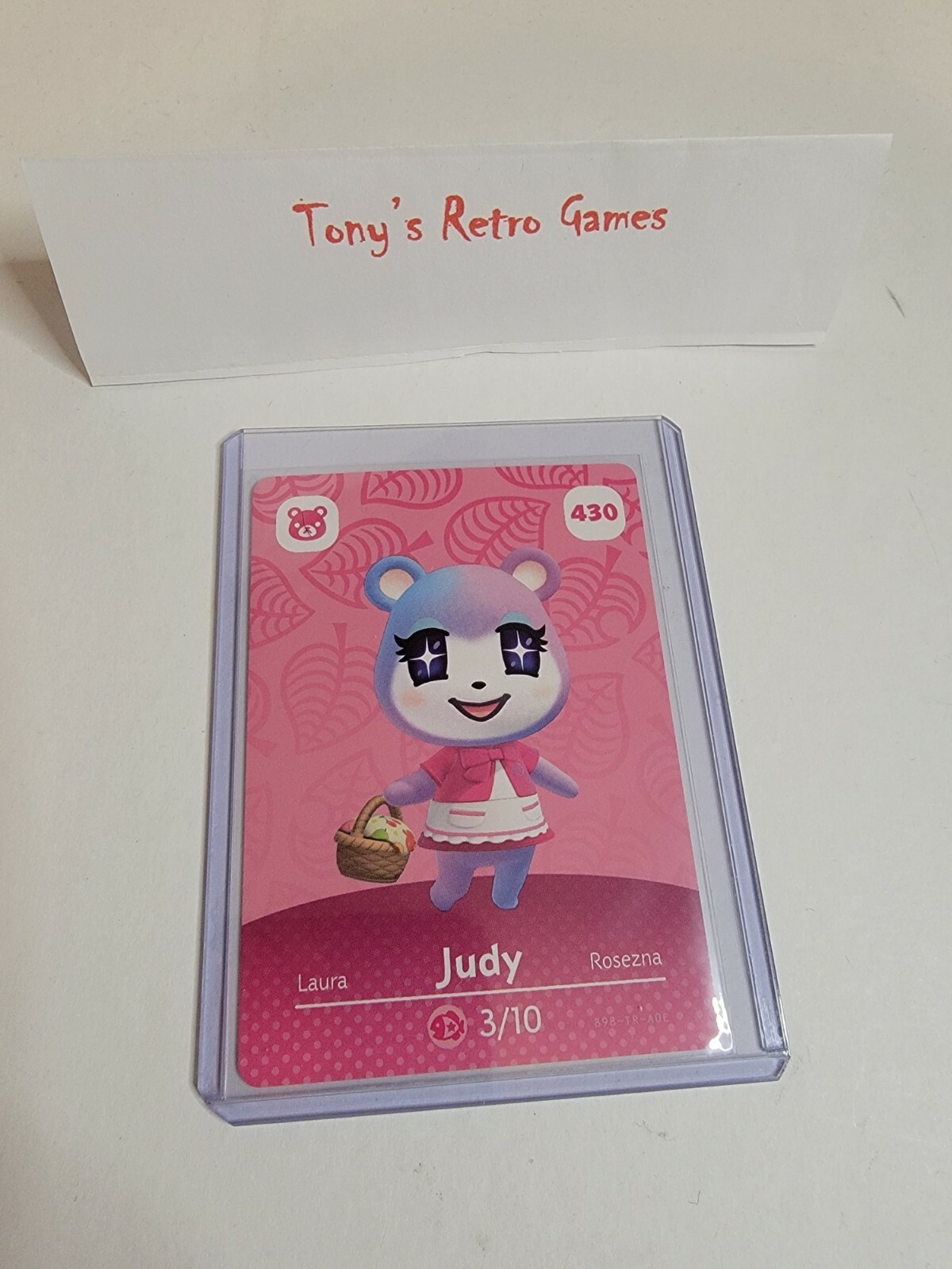 !SPRING SALE! JUDY # 430 Animal Crossing Amiibo Card SERIES 5 MINT NEVER SCANNED