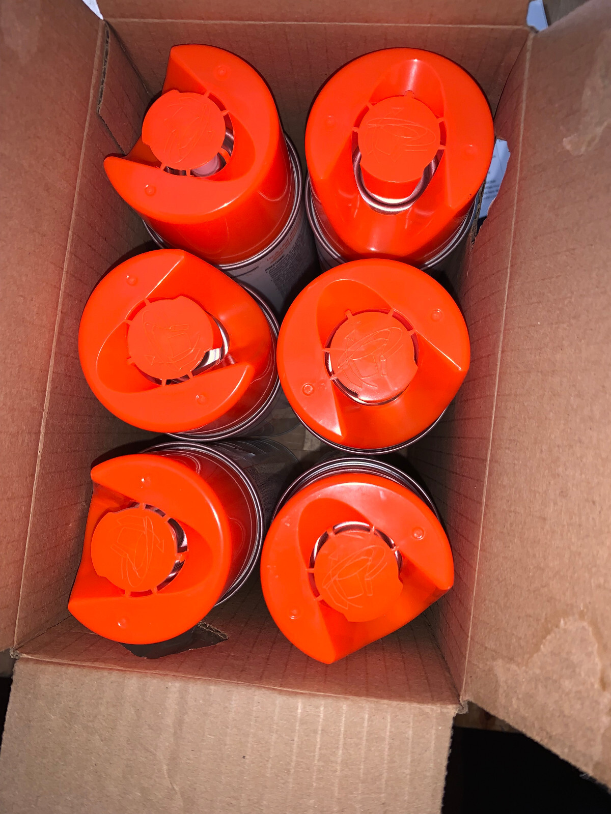 LOT OF 6 - Do It Best 793995 Fast Drying Marking Paint, Inverted, Orange