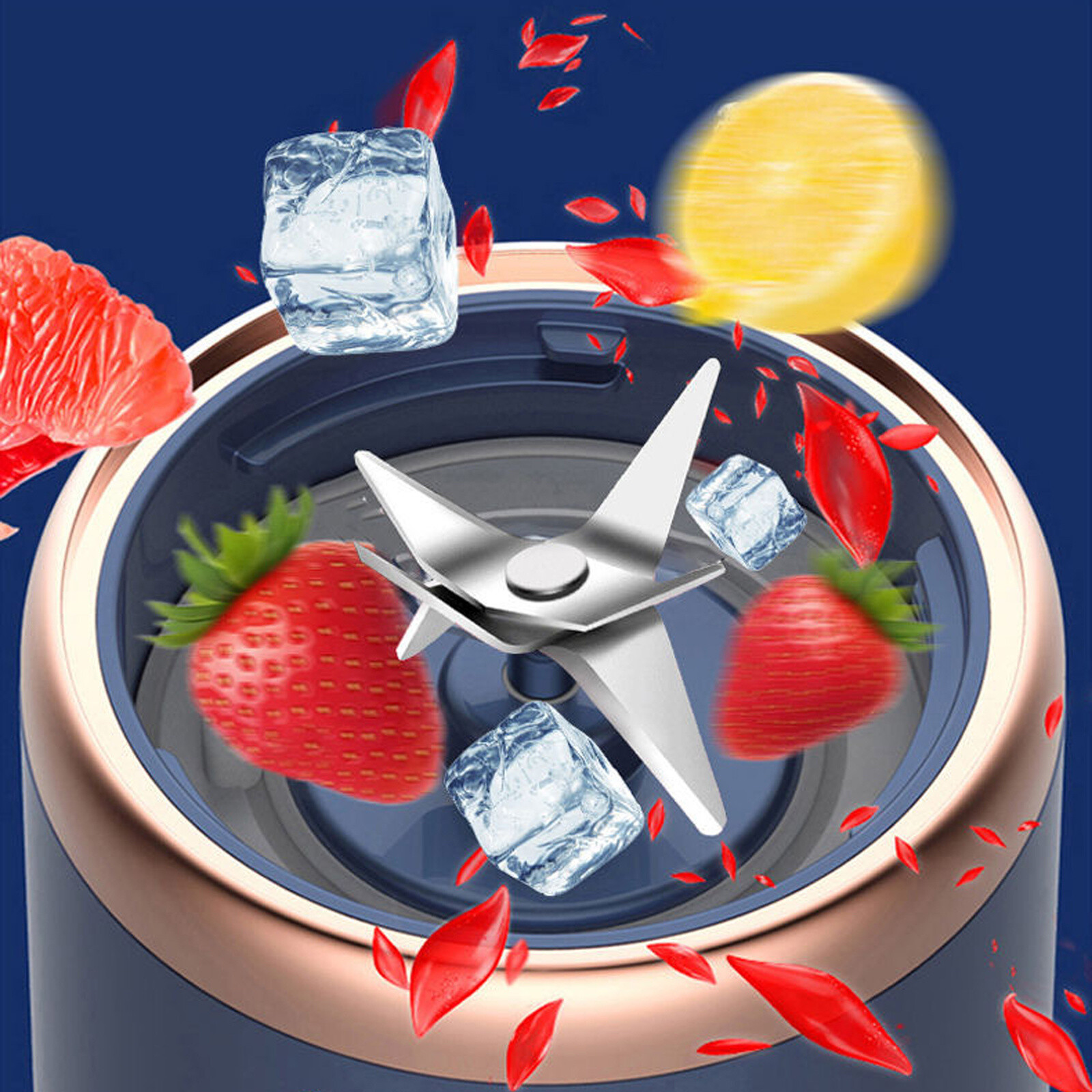 Portable Electric Juicer Machine Fruit Vegetable Extractor Blender Rechargeable