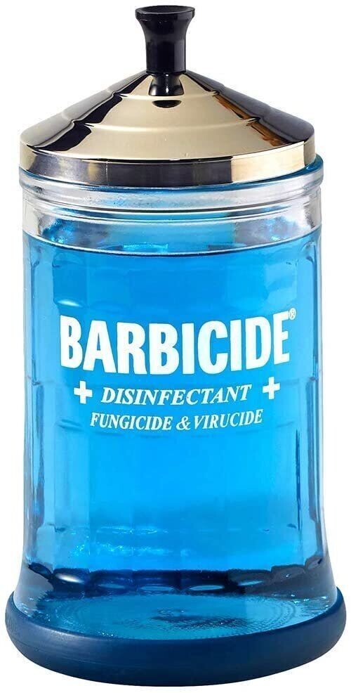 NEW! MidSize Barbicide Jar, 21oz