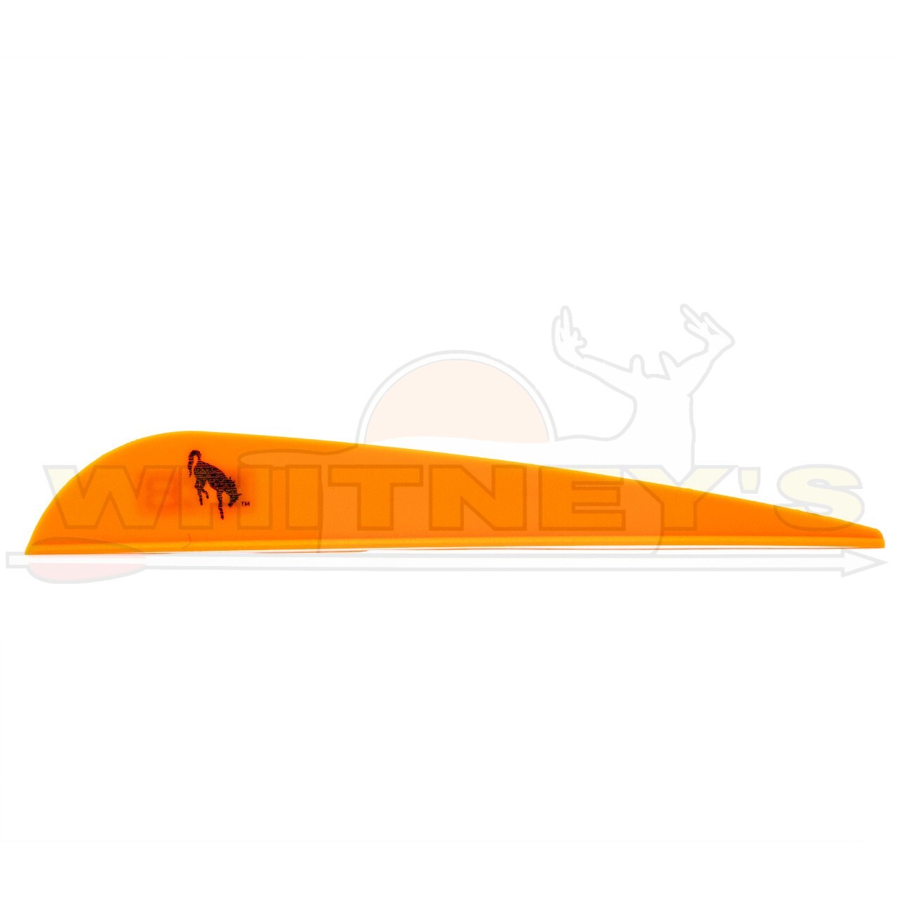 New Other - Bohning Bronco Vanes - 4" - Orange - 100pk