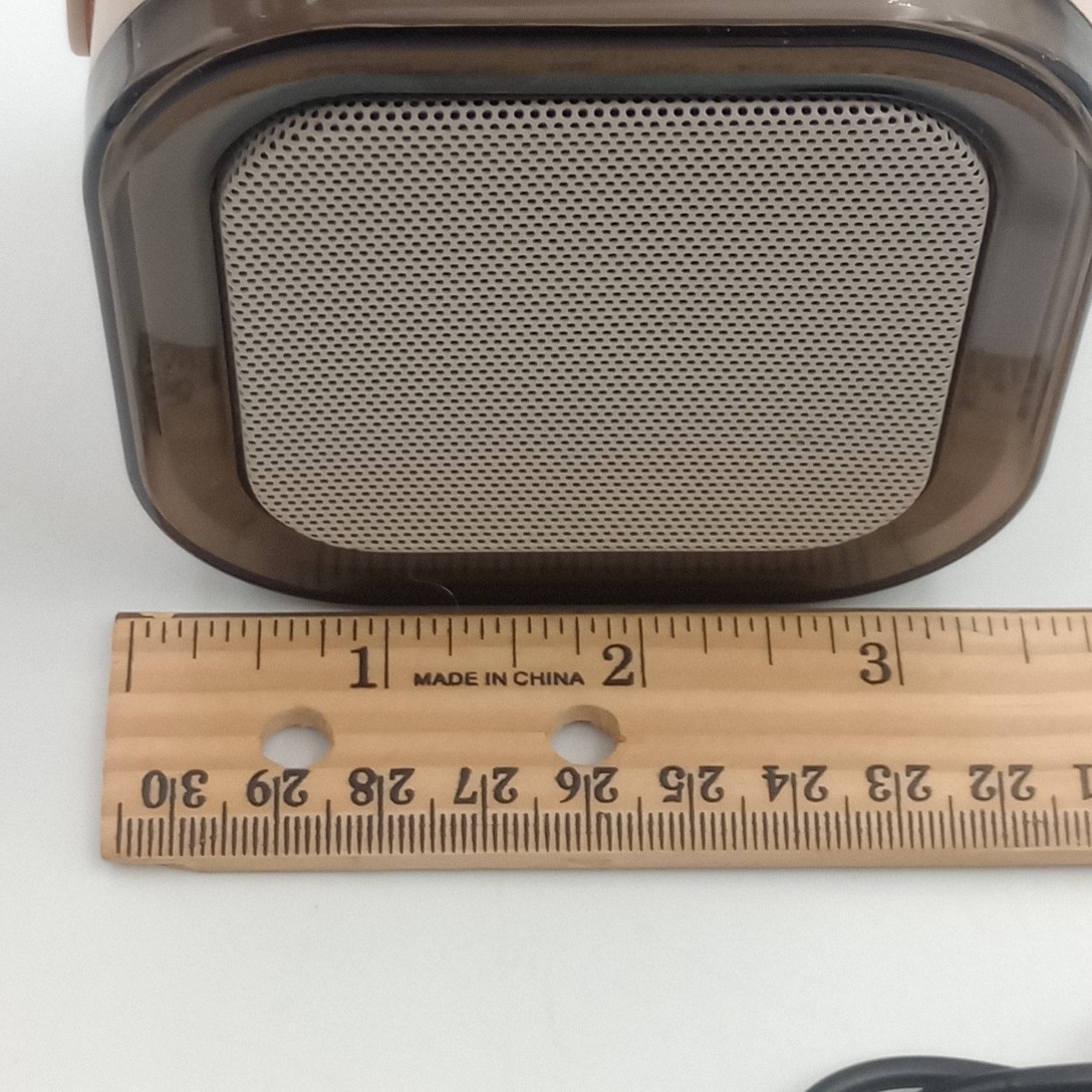 Mini Karaoke Machine Portable Bluetooth Speaker with 2 Wireless Microphones READ