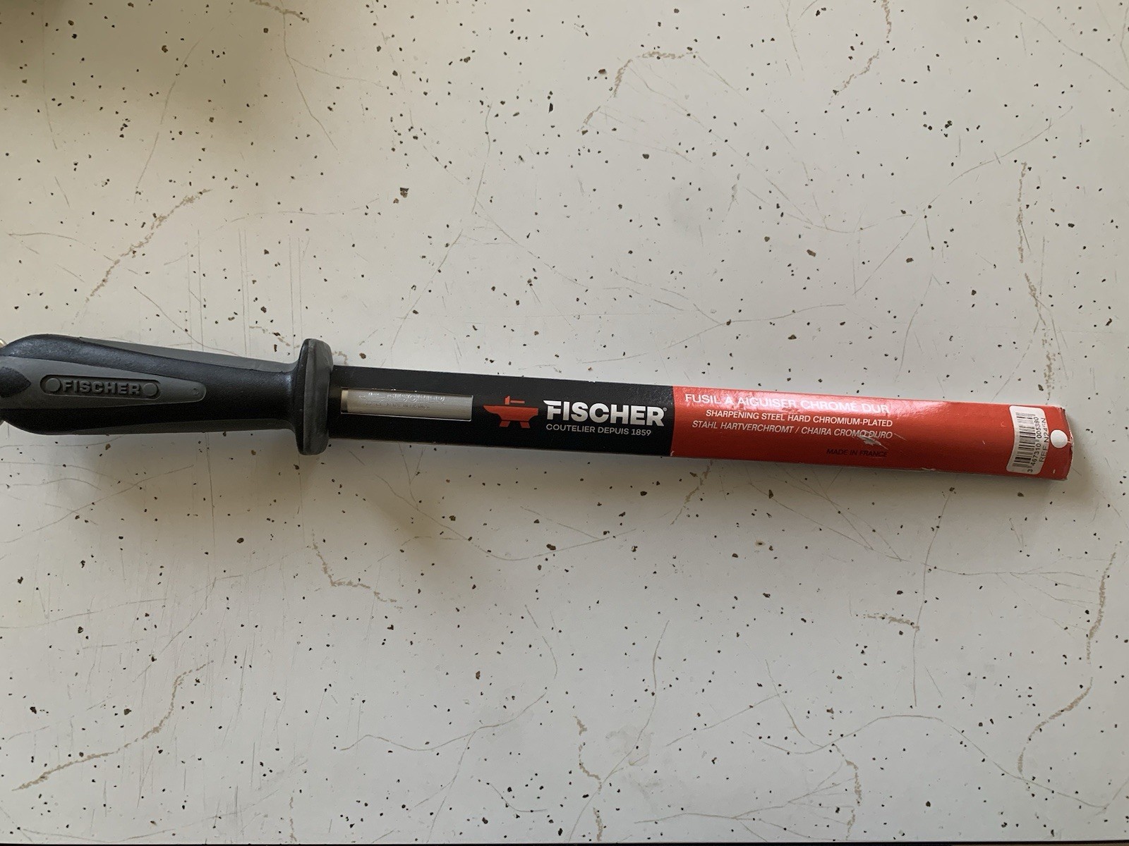 FISCHER N245N ROUND 12 inches Sharpening Steel Made in France since 1859