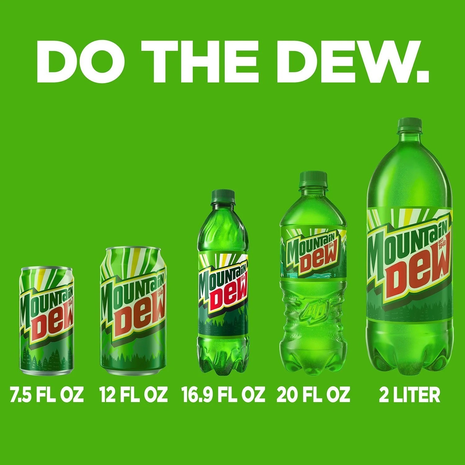 Mountain Dew Soda (16.9 fl. oz., 24 pk.)