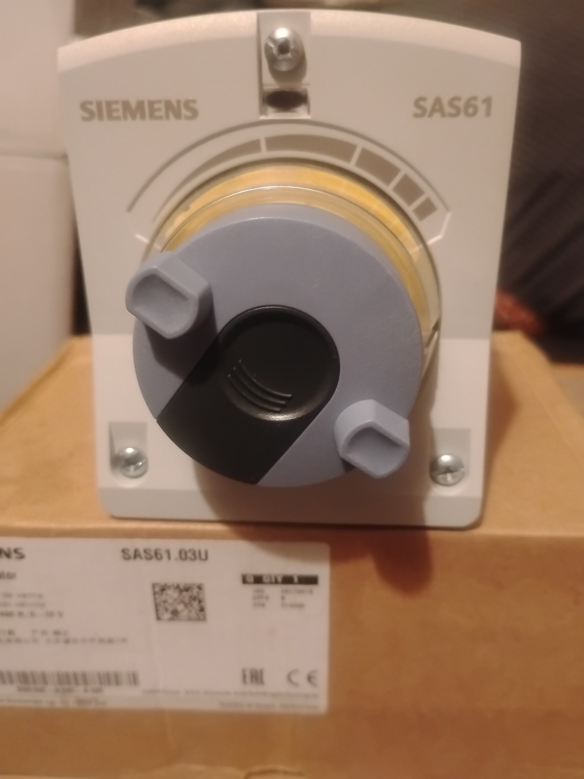 Siemens Sas61.03U Electronic Valve Actuator, Non Spring HVAC 865159-A100-A100