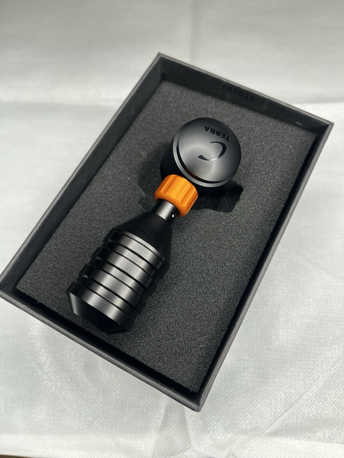 Cheyenne Sol TERRA 4.0 Stroke Rotary Tattoo Machine Black/Orange w/ Large Grip