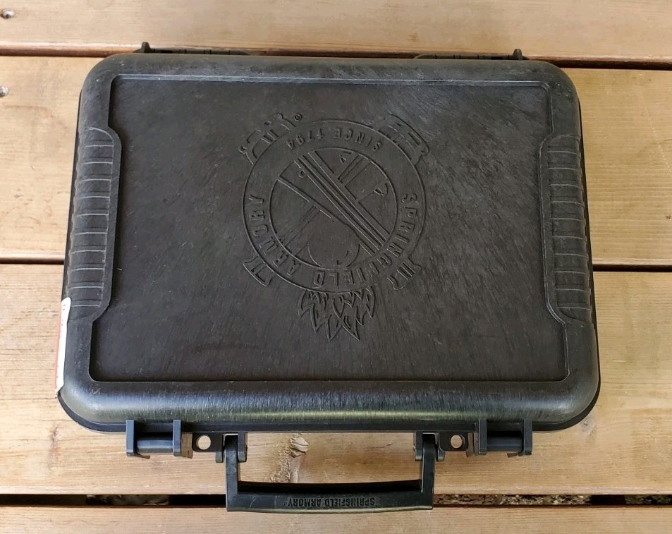Factory Plastic Hard Case for Springfield Armory XDM 45 Pistol 4.5" 45 ACP USED