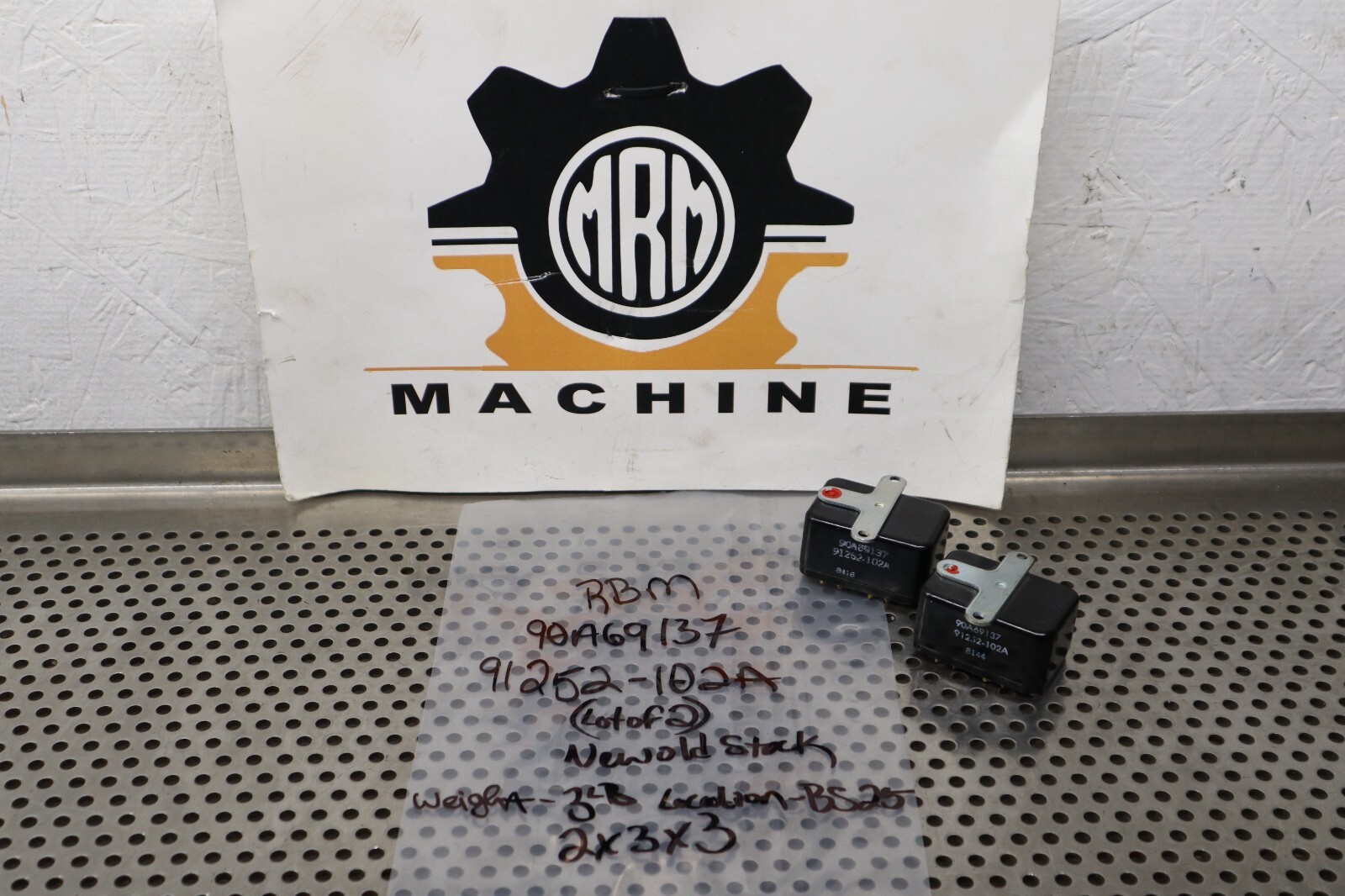 RBM 90A69137 91252-102A Relays New Old Stock (Lot of 2) See All Pictures
