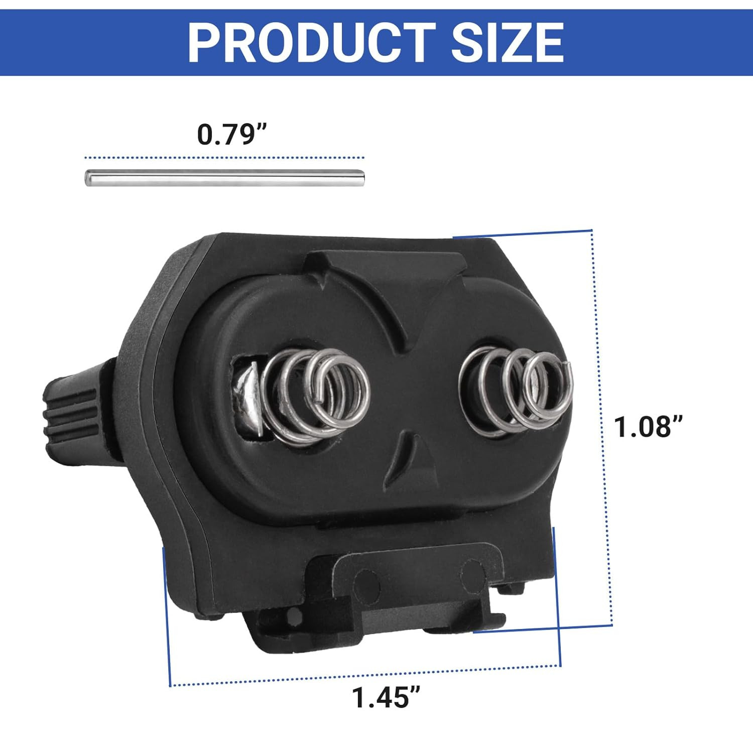Flashlight Replacement Battery Door for Streamlight TLR1 and TLR2 Series Flashli