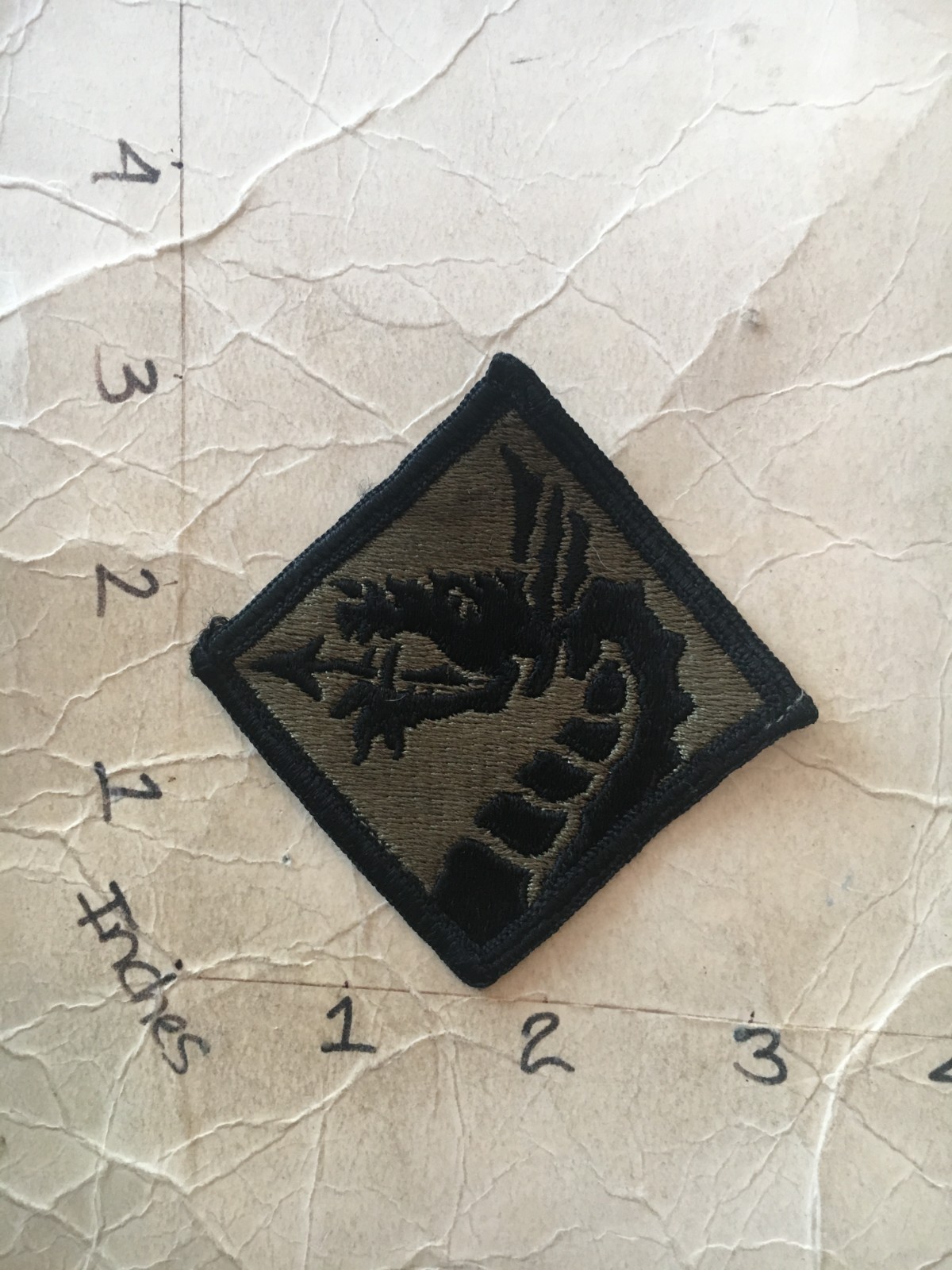 US Army XVIII Corps OD Subdued Patch 7/29/25