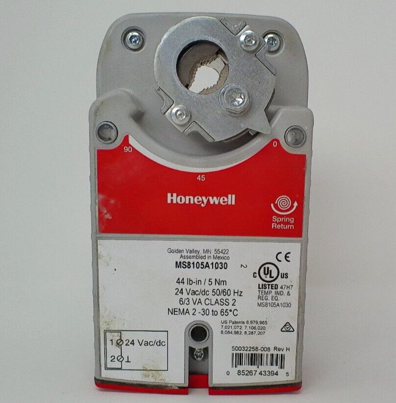 Honeywell MS8105A 1030 Spring Return Damper Actuator