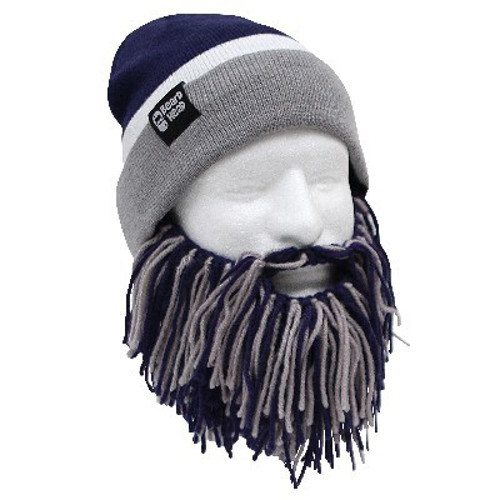 Beard Head Dallas Cowboys Blue Grey Knit Football Bearded Mask & Hat