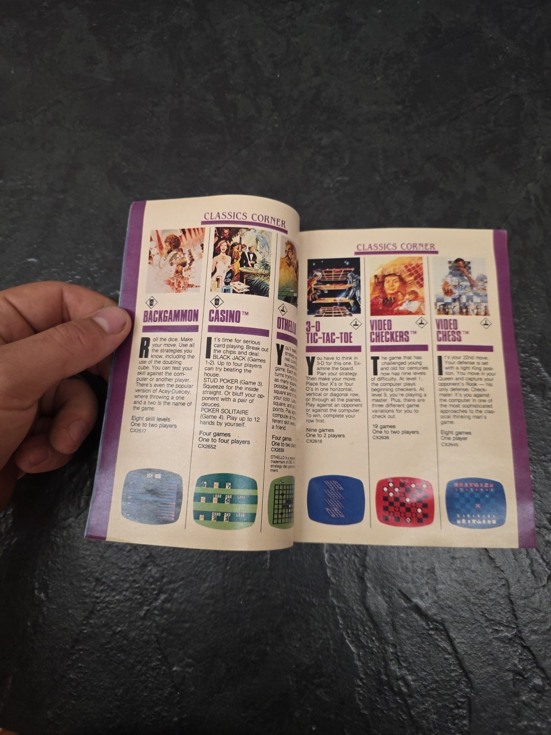 Atari Catalog 45 Game Program Cartridges | Atari 2600 | Original | Authentic