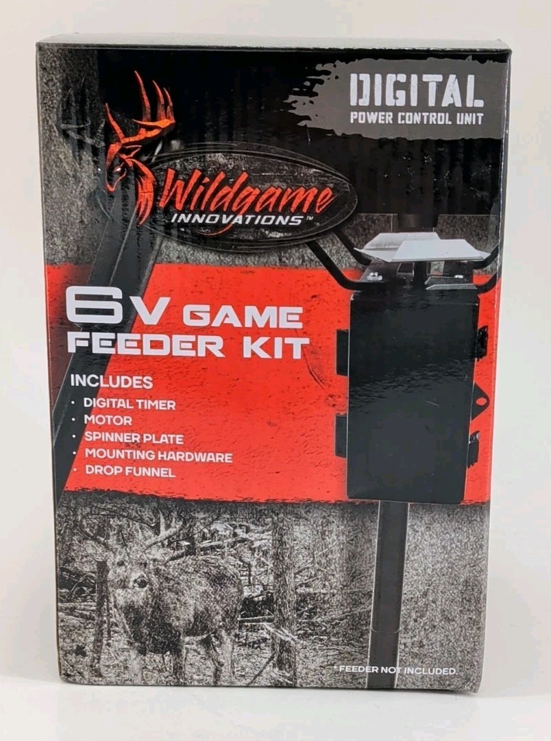 Wildgame Innovations 6V Game Feeder Kit Digital Power Control Unit Black