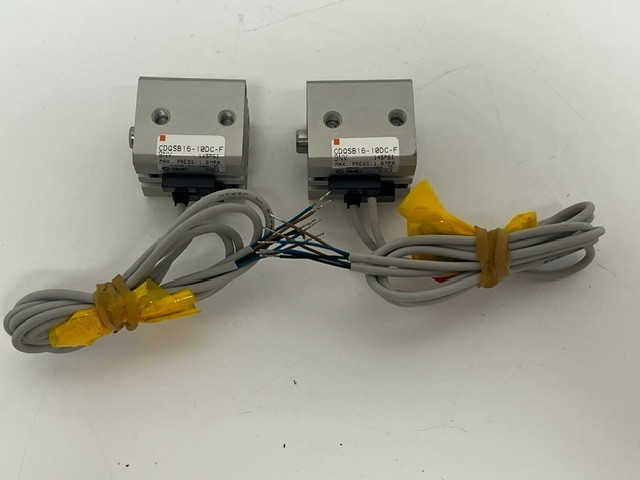 SMC CDQSB16-10DC-F9NV CYLINDER , LOT OF 2, NOS