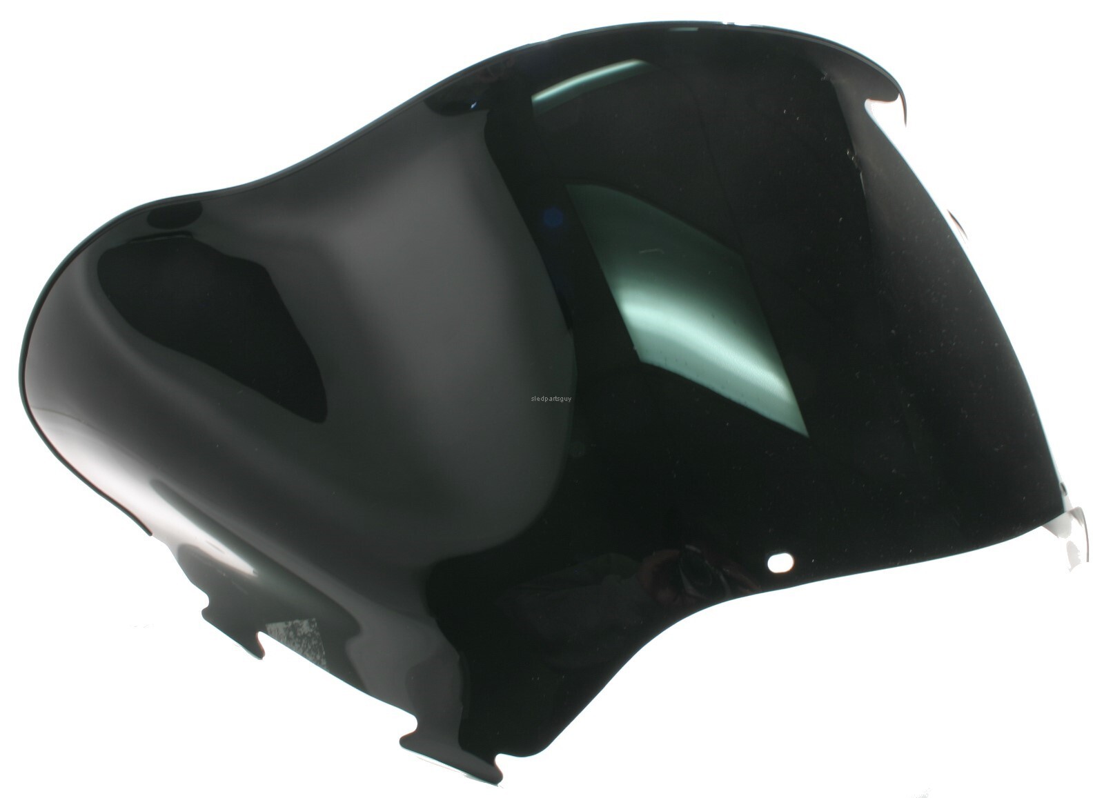 Arctic Cat ZR 700, 1994-1995, 15" Flared Solid Black Windshield - ZR700