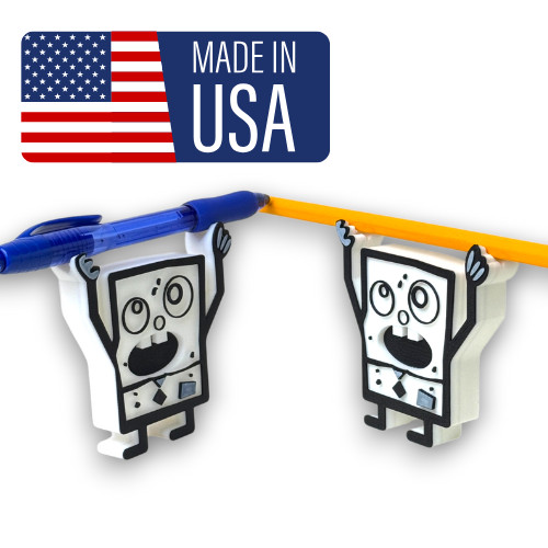 3D Printed “Doodle Bob” Pencil Holder –  Pen & Pencil Stand, PACK of 2