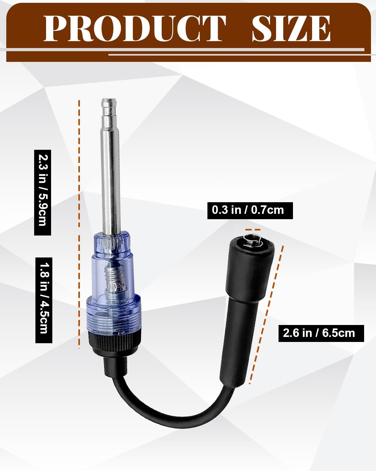 LTDCVTR Inline Spark Plug Tester, Plug-in Engine Ignition Tester Armature...