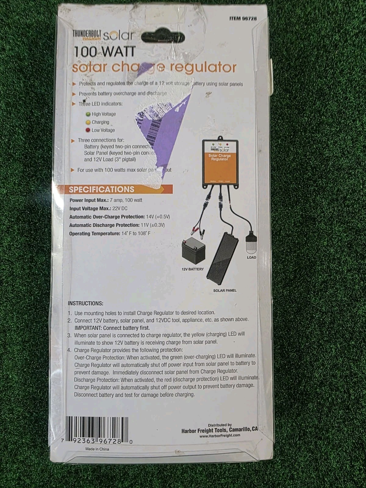 New Thunderbolt Solar Charge Regulator 96728