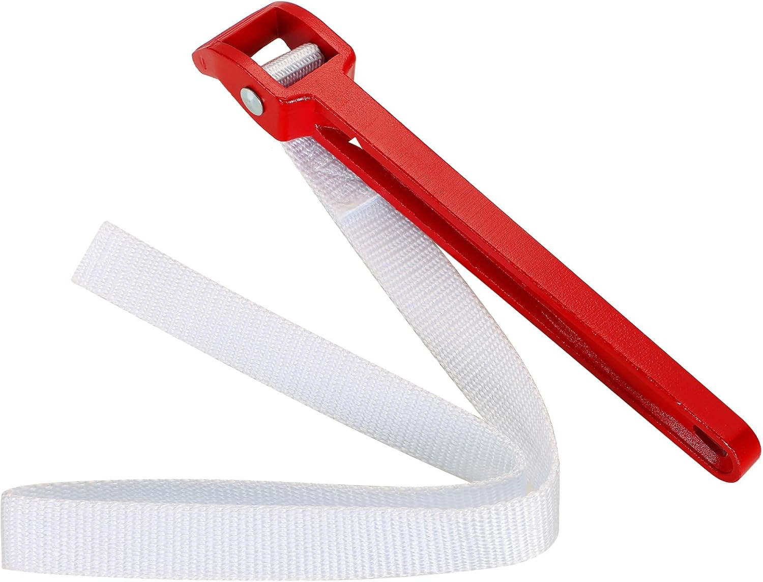 12 Inch Strap Wrench Adjustable Pipe Wrench Tool for Filters Pipes Jar Opening