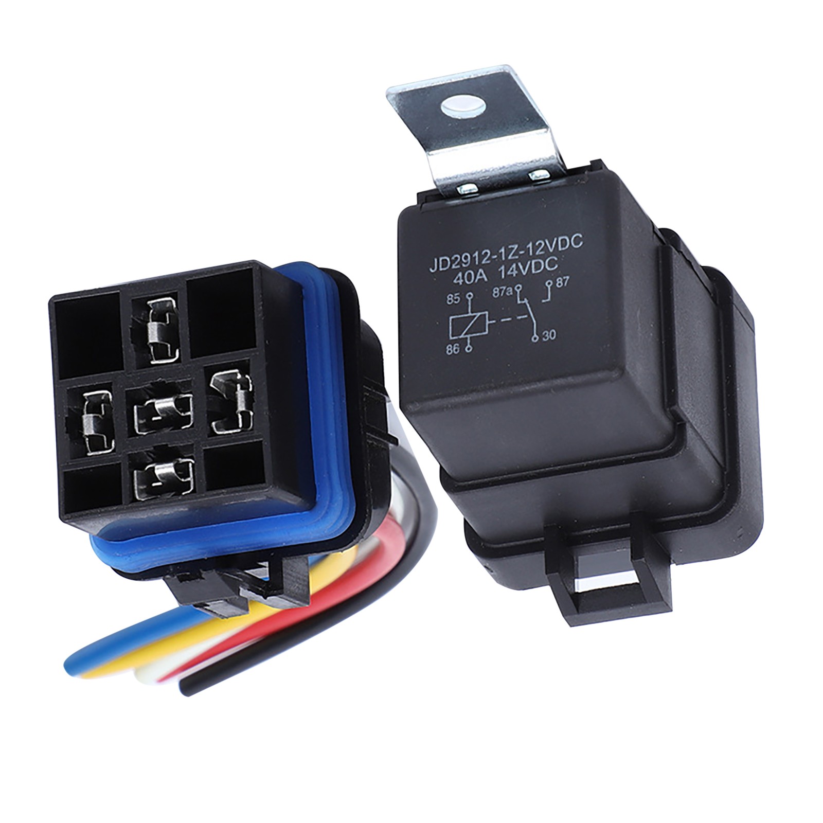 New SPDT 5-Pin 12V 40A Automotive Waterproof Relay Kit For Boat Auto Accessory