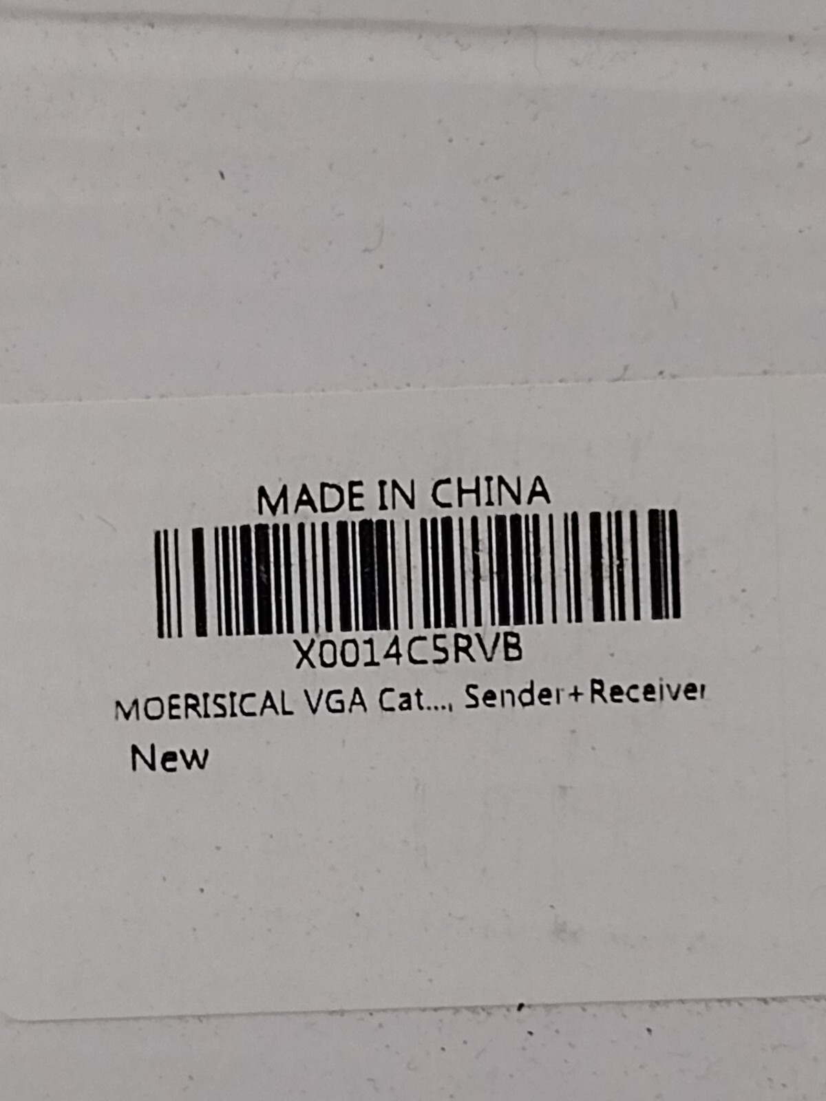 VGA & Audio Extender Cat5E/568B Receiver & Sender New