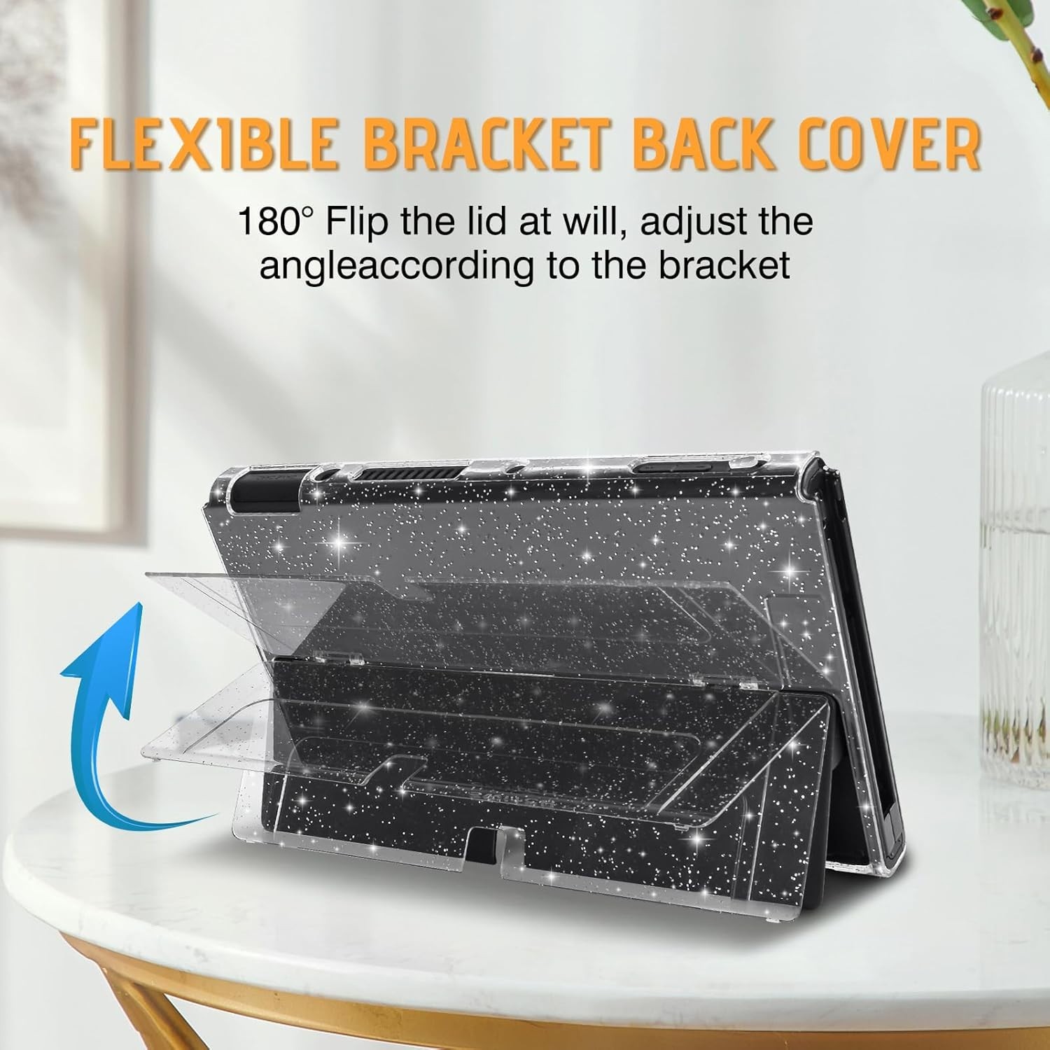 Protective Glitter Case Compatible with Switch OLED Console - Updated Version...