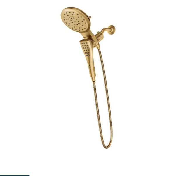 Moen 220C3 Verso 2.5 GPM Multi Function Shower Head w?hand shower- Brushed Gold
