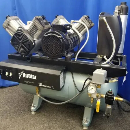 Air Techniques AirStar 50 AS50M Dual Oilless Compressor