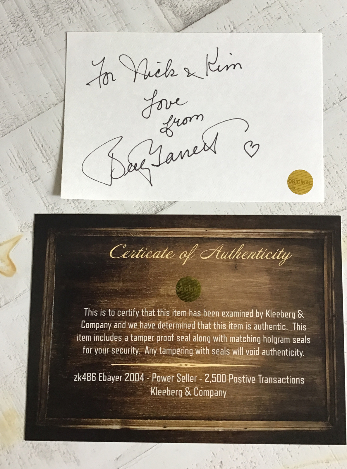 Autograph Betty Garrett Index Card Laverne Shirley-  All in the Family COA