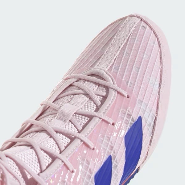 Men Adidas Box Hog 4 Boxing Shoes Pink Blue Sneakers IH2733 Size 9.5