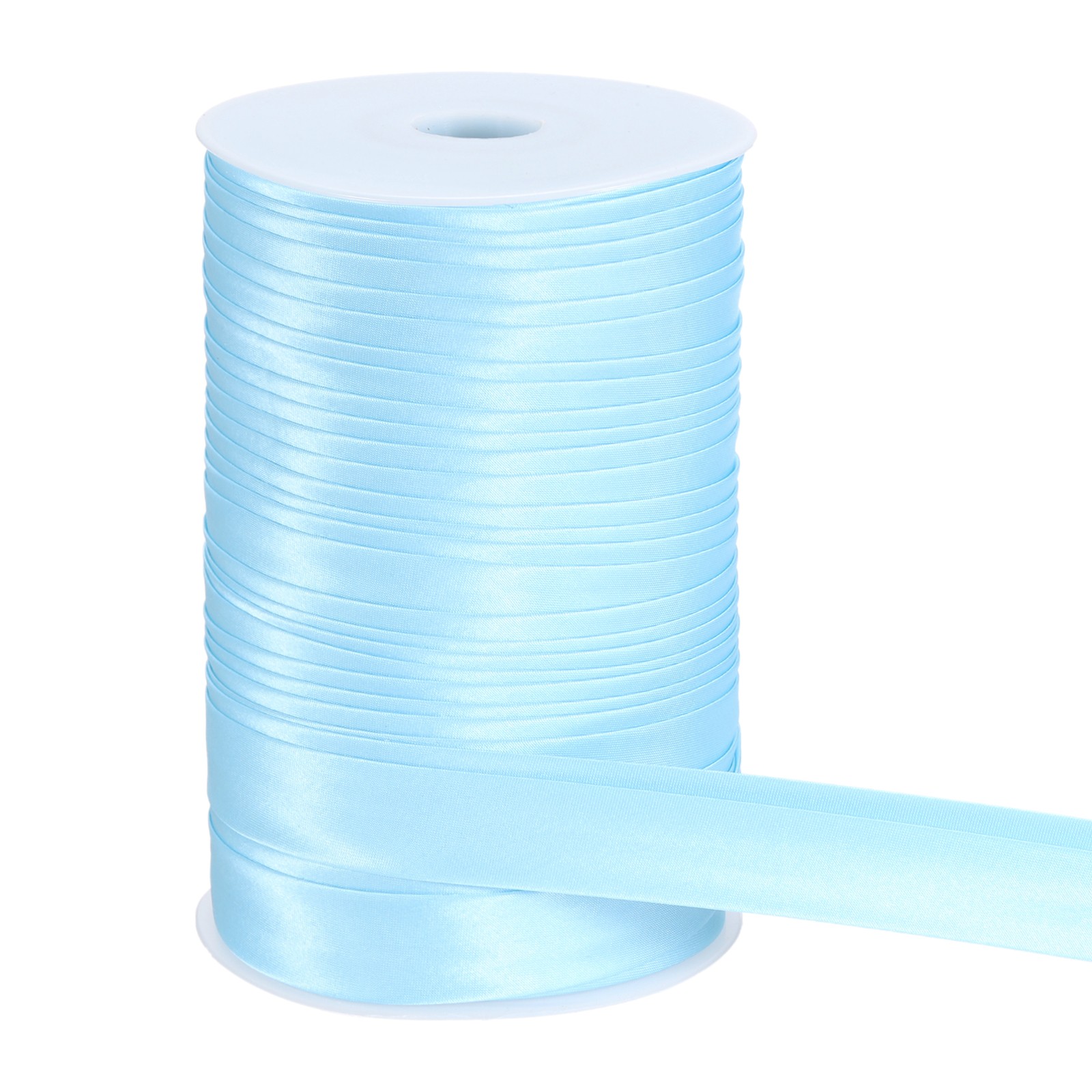 1 Inch x 55 Yards Double Fold Bias Tape for Sewing DIY Craft, Light Blue