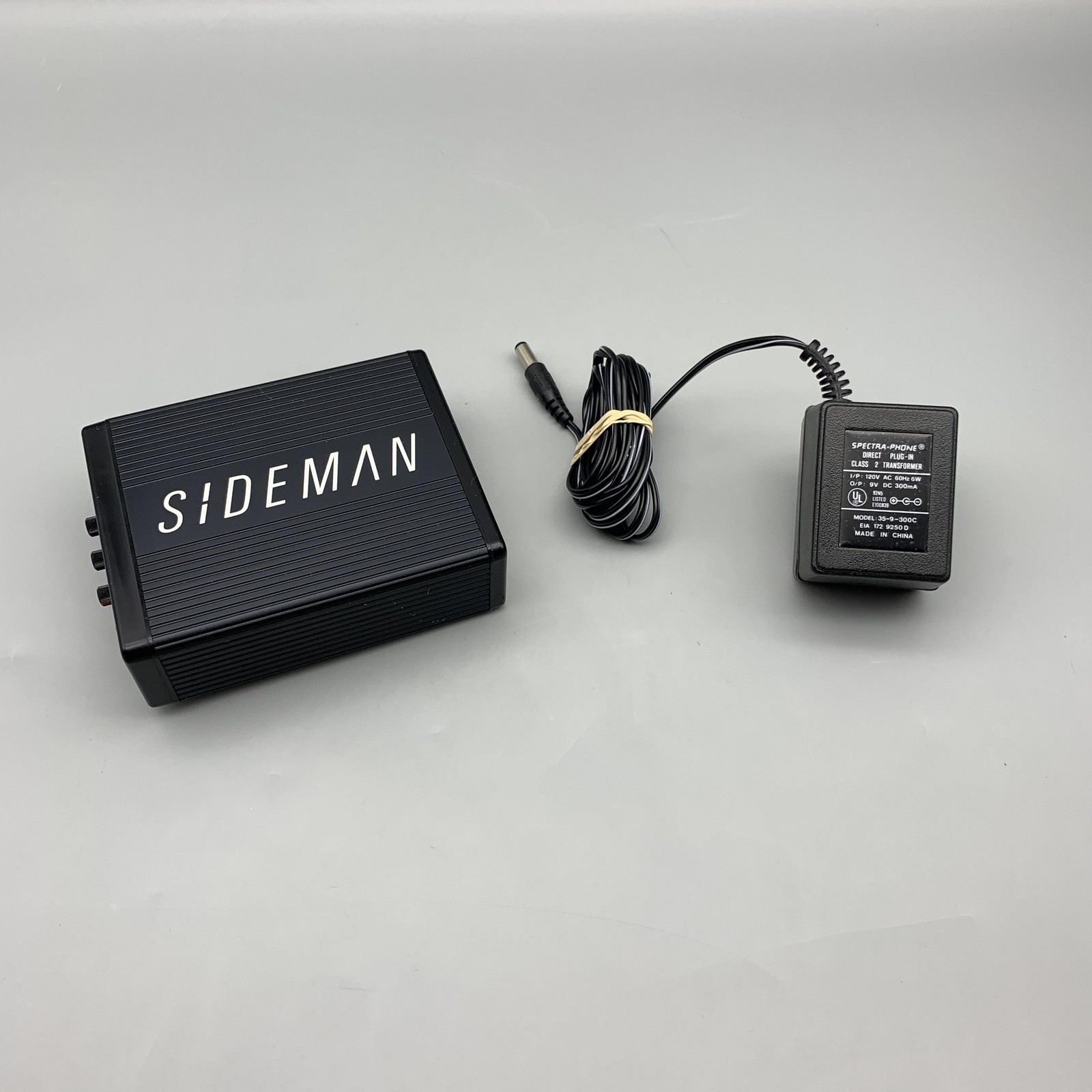 Sideman SM-1 Portable Guitar Amp Headphones Quiet Practice & Vocals UNTESTED