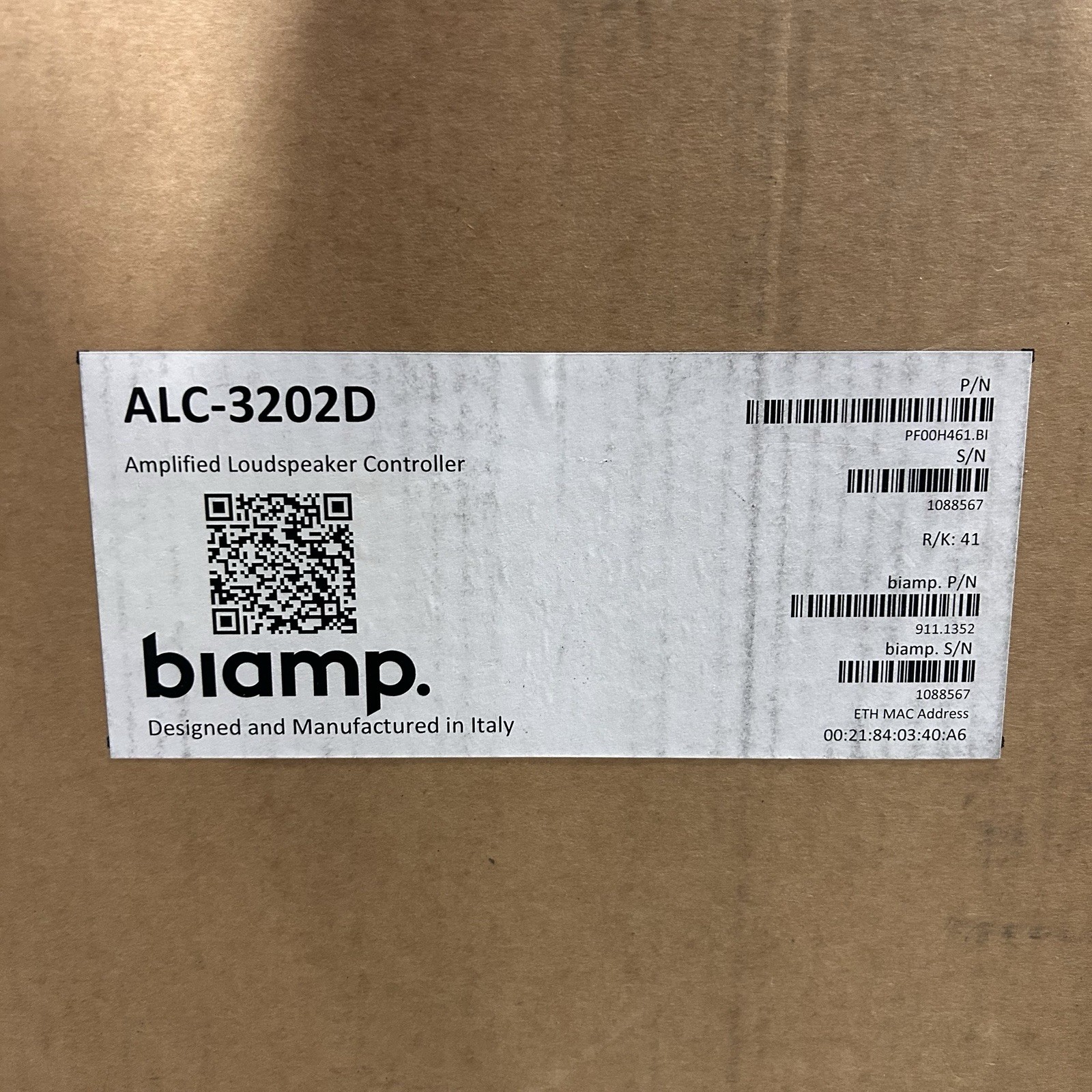 Biamp Community ALC-3202D Amplified Loudspeaker Controller - New In Unopened Box