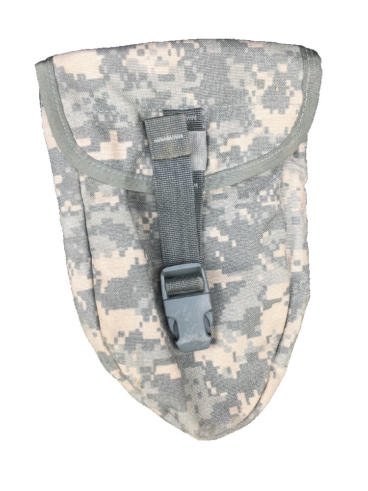 US MILITARY MOLLE II - ACU DIGITAL ENTRENCHING E-TOOL CASE DUMP POUCH EUC