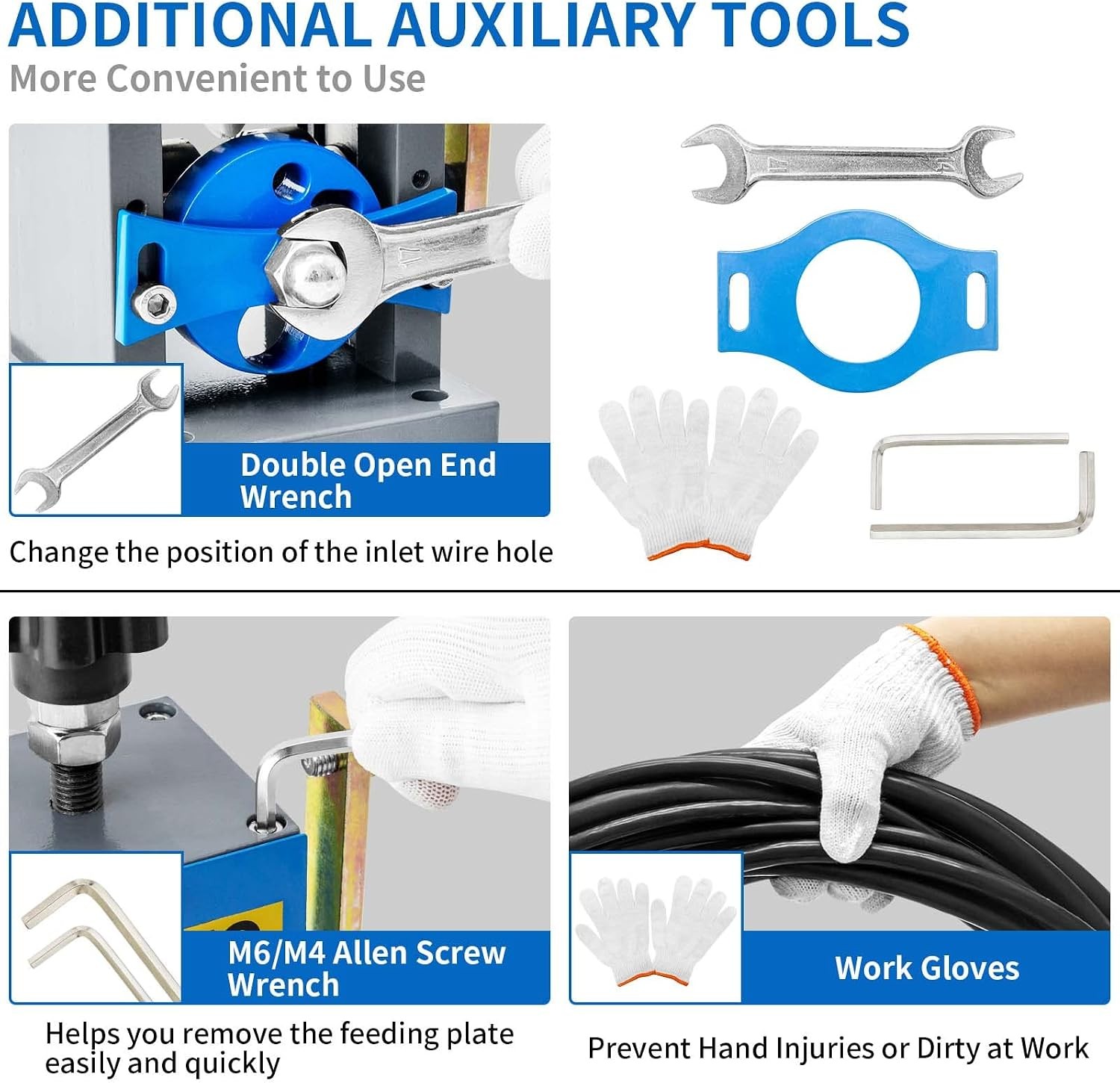 Upgraded Manual Wire Stripper Machine 0.06-1.57In,Cable Stripper Machine for Dri