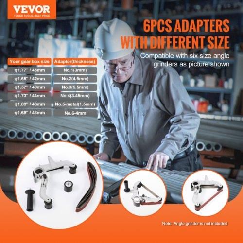 Belt Sander Adapter for Angle Grinder Pipe or Tube Sanding Attachment with 5811