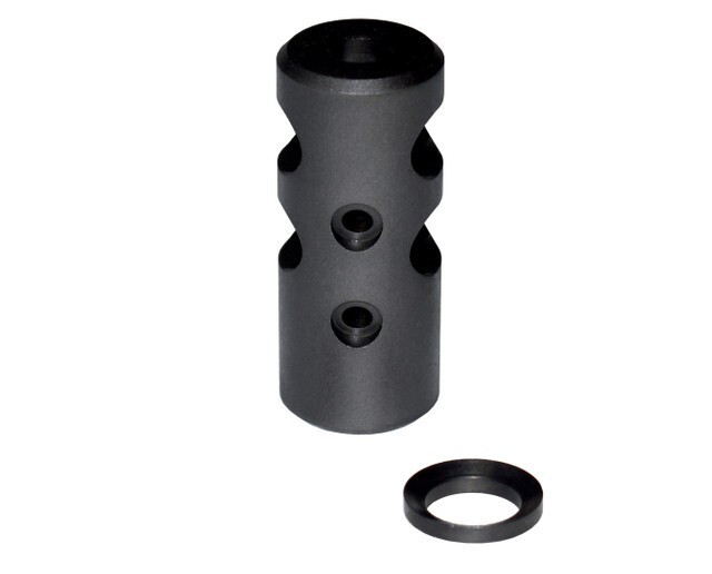 All Steel 6.5 Creedmoor Compact Short Muzzle Brake 5/8x24 TPI Thread