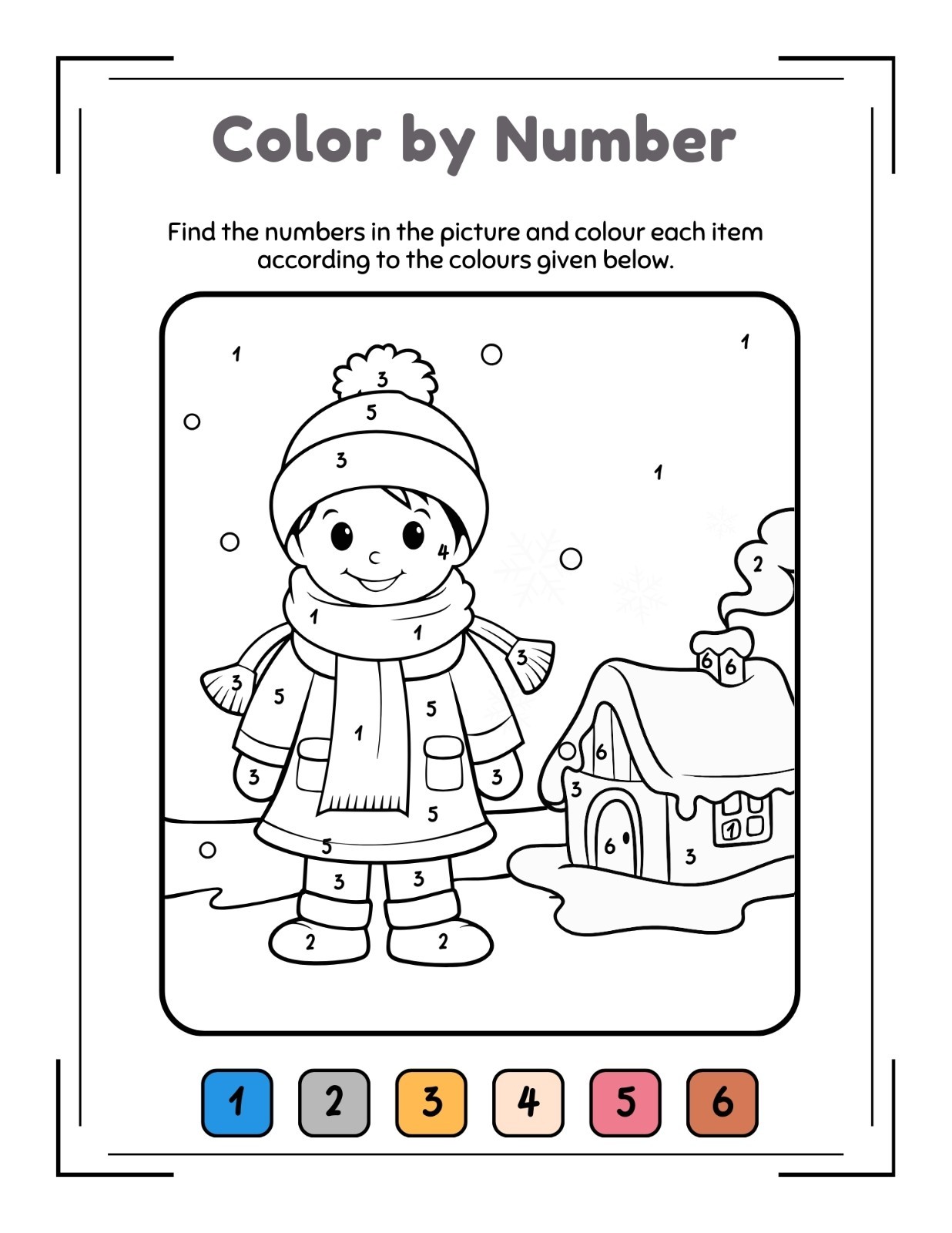 DIGITAL CONTENT - Coloring Book for Children 120 Pages*PRINTING REQ'D*