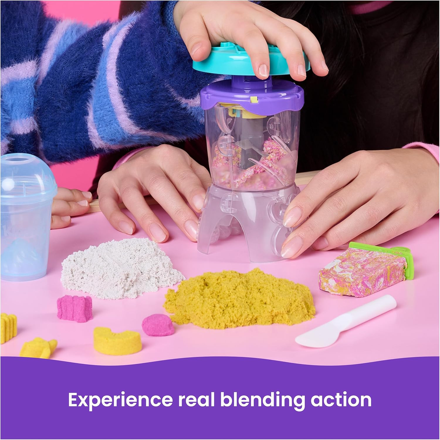 , Smoothie Mixer Playset, Easter Basket Stuffers, Includes 14 Oz Moldable Play S