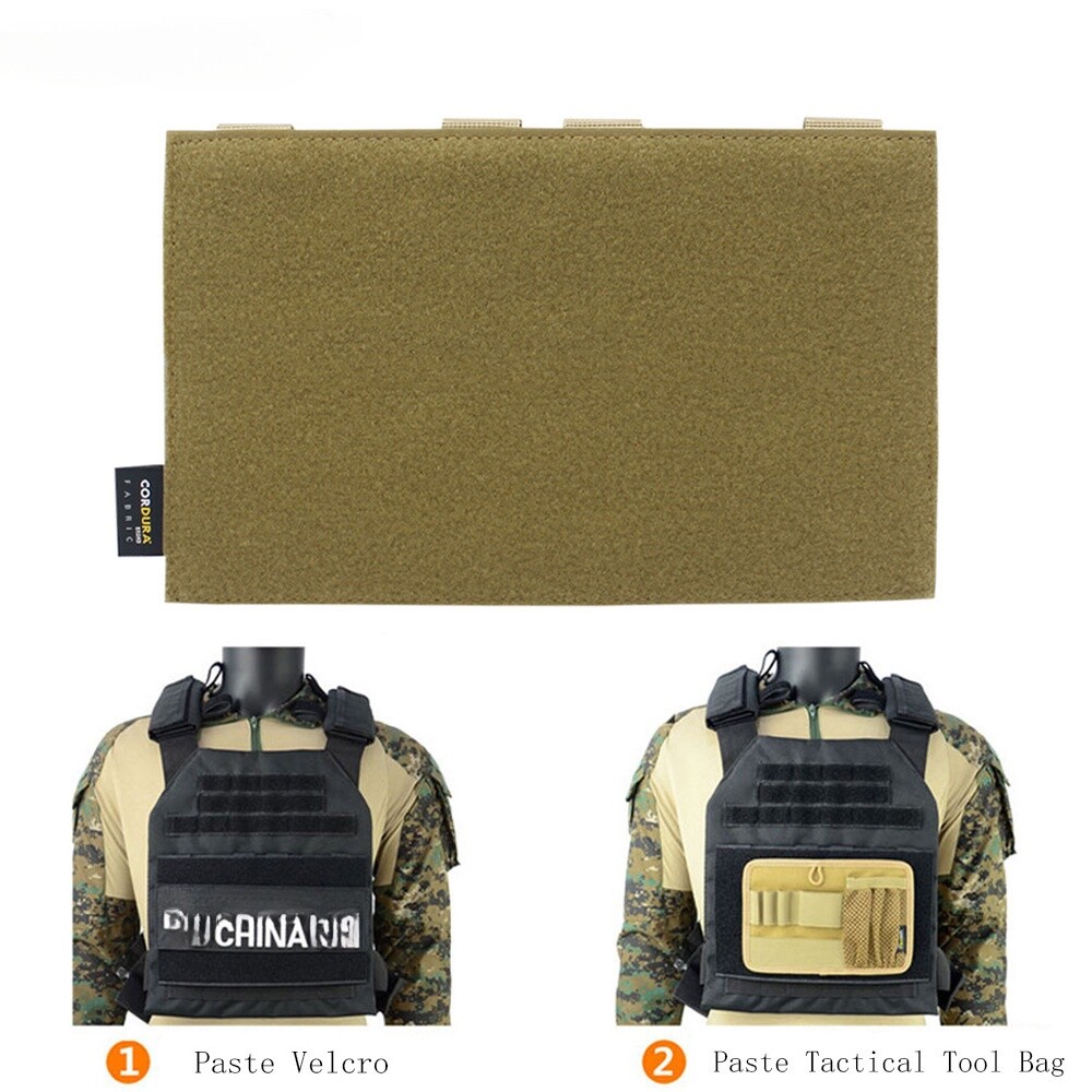 Molle Adapter Panel Hook Loop Plate Tactical Vest Expansion Armband