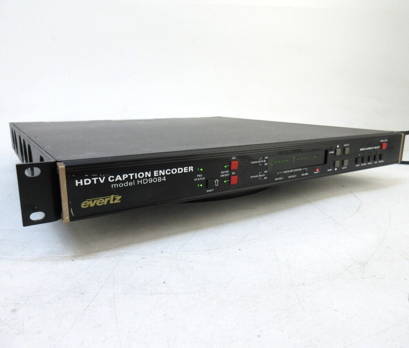 Evertz HD9084 HDTV Caption Encoder 100-240V 40W 50/60HZ - Bad PLD