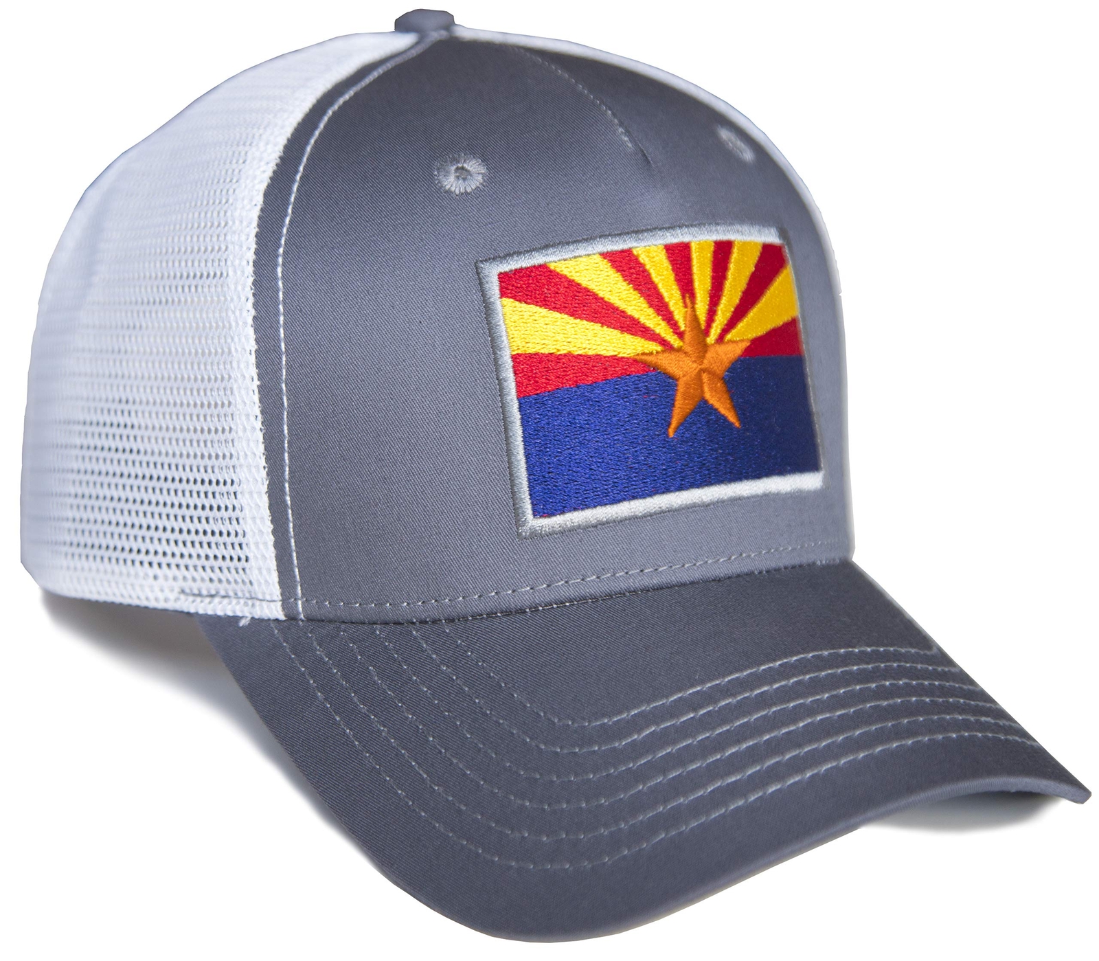 Arizona State Flag Snapback Trucker Baseball Hat - International Tie
